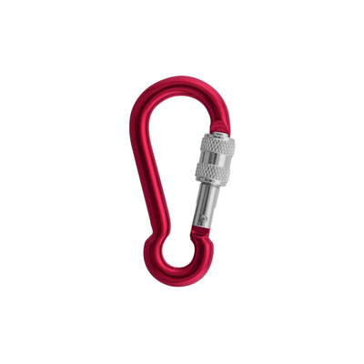 Aliens Spiralkabel 4 mit 2 Minikarabinern/Screw – Rot