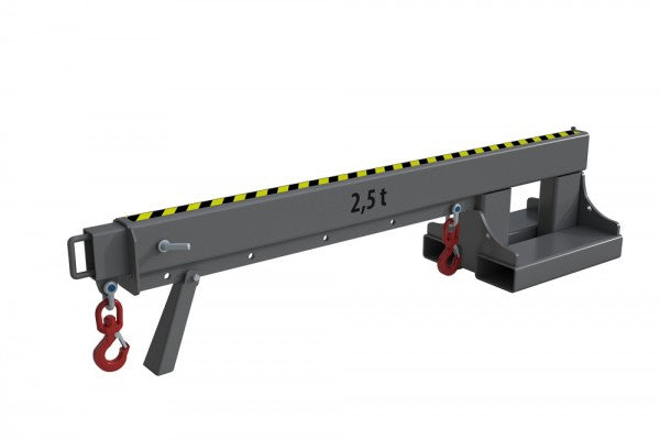 Bauer Teleskop-Lader KT 2,5 – 8-fach teleskopierbar, mit 14 Positionen und Kettensicherung. Ideal für schwere Lasten mit einer Tragfähigkeit von 2500 kg. Jetzt mehr erfahren! – Jetzt erhältlich im MTN Shop DE.
