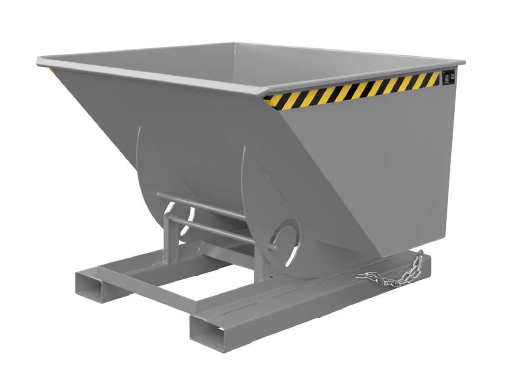Bauer Südlohn Kippbehälter AK 100 – Robuster Behälter mit Abrollmechanismus, ideal für sicheres Kippen per Seilzug. Stapler- & Hubwagen-kompatibel. Jetzt effizient entsorgen! – Jetzt erhältlich im MTN Shop DE.