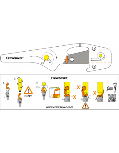 Crewsaver ErgoFit 290N Seilzugang SOLAS - Referenz: 83291 - imagen 14