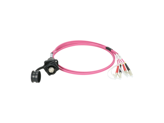 Klotz SmartBeam QUAD auf 4x LC/UPC breakout kabel einbau adapter - Multimode OM4 – – Jetzt erhältlich im MTN Shop DE.