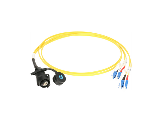 Klotz SmartBeam QUAD d-serie auf 4x SC/UPC einbau adapter - Single-Mode – – Jetzt erhältlich im MTN Shop DE.