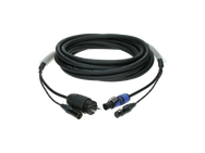 Klotz DMX & power 3G1.5 гібридний кабель XLR 5p + Schuko => powerCON – – Тепер доступний у MTN Shop DE.
