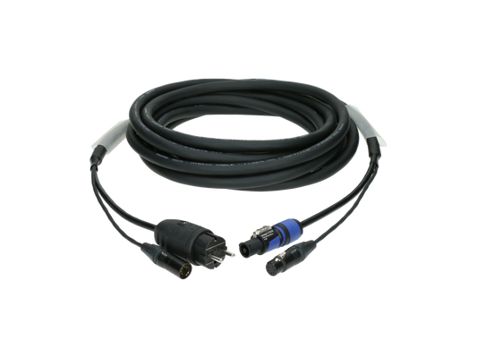 Klotz DMX & strom 3G1.5 hybrid kabel XLR 5p + Schuko => powerCON – – Jetzt erhältlich im MTN Shop DE.