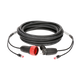 Klotz CAT5e & strom 3G1.5 hybrid kabel 1 x RJ45 + Schuko