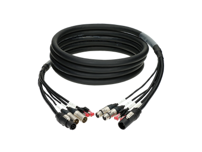 Гібридний кабель Klotz CAT5e, аудіо та живлення 3G2.5 2 x RJ45 + 2 x XLR 3p + powerCON TRUE1 – – Тепер доступний у MTN Shop DE.