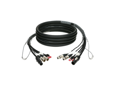 Klotz CAT5e, гібридний кабель аудіо та живлення 3G2.5 2 x RJ45 + 2 x XLR 3p + powerCON TRUE1 – zweites Bild