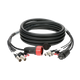 Klotz CAT5e & audio & strom 3G2.5 hybrid kabel 2 x RJ45 + 2 x XLR 3p + Schuko