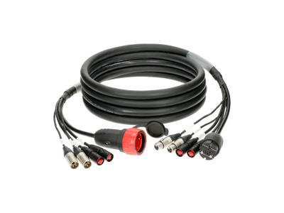 Klotz CAT5e та гібридний кабель аудіо та живлення 3G2.5 2 x etherCON + 2 x XLR 3p + Schuko – – Тепер доступний у MTN Shop DE.