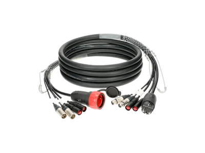 Klotz CAT5e, гібридний кабель аудіо та живлення 3G2.5 2 x etherCON + 2 x XLR 3p + Schuko – zweites Bild