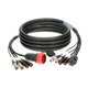 Klotz CAT5e & audio & strom 3G2.5 hybrid kabel 2 x etherCON + 2 x XLR 3p + Schuko