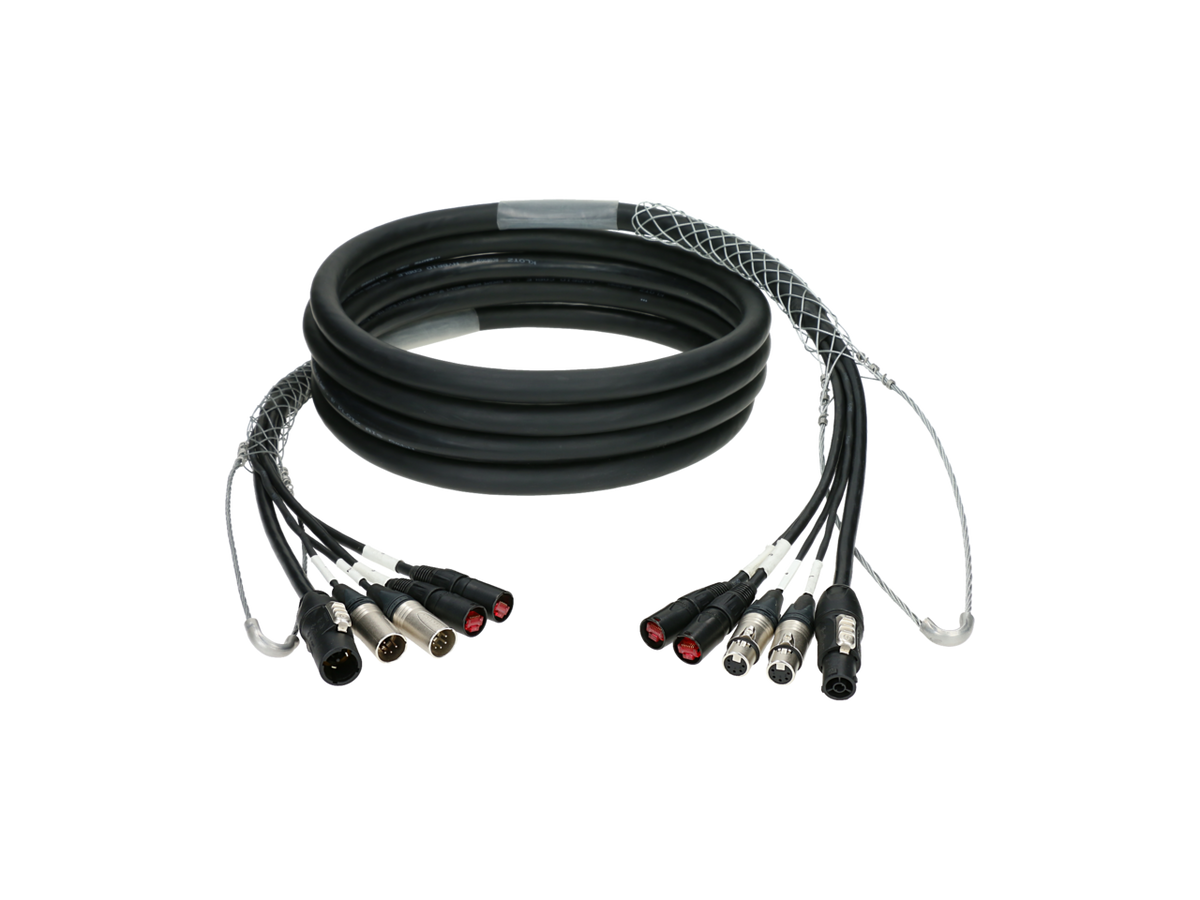 Klotz CAT5e & DMX & strom 3G2.5 hybrid kabel 2 x etherCON + 2 x XLR 5p + powerCON TRUE1 – – Jetzt erhältlich im MTN Shop DE. - imagen 2