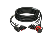 Klotz CAT5e & DMX & power 3G2.5 гібридний кабель 2 x etherCON + 2 x XLR 5p + Schuko – – Тепер доступний у MTN Shop DE.