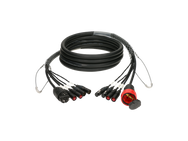Klotz CAT5e & DMX & power 3G2.5 гібридний кабель 2 x etherCON + 2 x XLR 5p + Schuko – – Тепер доступний у MTN Shop DE. - imagen 2