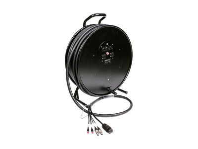 Klotz CAT5e & audio & power 3G2.5 гібридний кабельний барабан 2 x RJ45 => etherCON + 2 x XLR 3p + Schuko => powerCON TRUE1 – zweites Bild