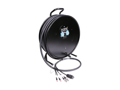 Klotz CAT5e & audio & power 3G2.5 гібридний кабельний барабан 2 x RJ45 => etherCON + 2 x XLR 3p + Schuko – zweites Bild