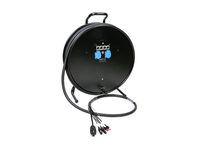 Klotz CAT5e & DMX & поточний 3G2.5 гібридний кабельний барабан 2 x RJ45 => etherCON + 2 x XLR 5p + Schuko – zweites Bild