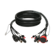 Гібридний кабель Klotz CAT5e, аудіо та живлення 3G2.5 2 x RJ45 + 2 x convertCON + Schuko