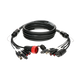 Klotz CAT5e & audio & strom 3G2.5 hybrid kabel 2 x etherCON + 2 x convertCON + Schuko - SBG zugentlastung