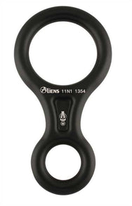 Aliens Abseilachter Classic – Klassischer Abseilachter aus Aluminium mit 30 kN Bruchlast. Vielseitig einsetzbar für Klettern, Baumpflege & Rettung. Jetzt bestellen und Seiltechnik meistern! – Jetzt erhältlich im MTN Shop DE.