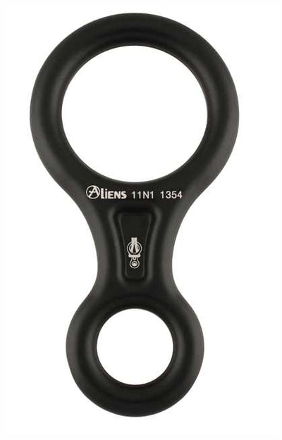 Aliens Abseilachter Classic – Klassischer Abseilachter aus Aluminium mit 30 kN Bruchlast. Vielseitig einsetzbar für Klettern, Baumpflege & Rettung. Jetzt bestellen und Seiltechnik meistern! – Jetzt erhältlich im MTN Shop DE.