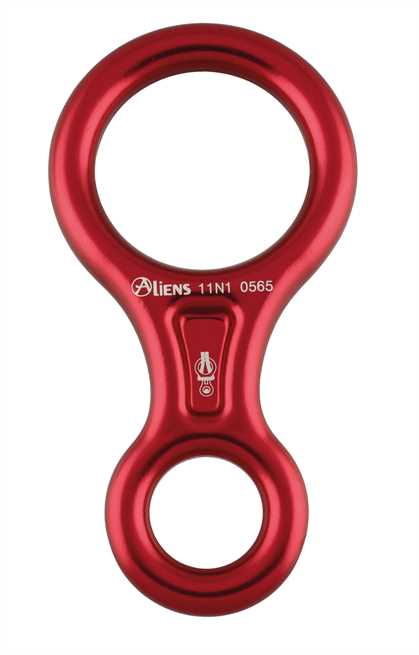 Aliens Abseilachter Classic – Klassischer Abseilachter aus Aluminium mit 30 kN Bruchlast. Vielseitig einsetzbar für Klettern, Baumpflege & Rettung. Jetzt bestellen und Seiltechnik meistern! – Jetzt erhältlich im MTN Shop DE. - imagen 5