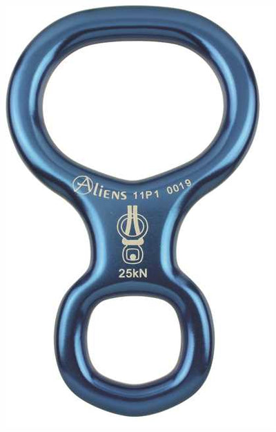 Aliens Abseilachter Alu Aliens SMALL – Hellblau