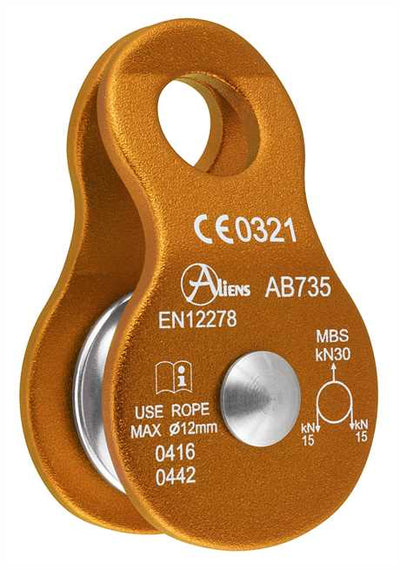 Aliens Umlenkrolle Standard Pulley 30kN – Gold