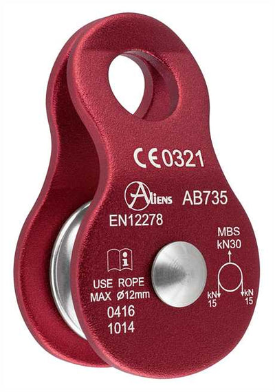 Aliens Umlenkrolle Standard Pulley 30kN – Rot