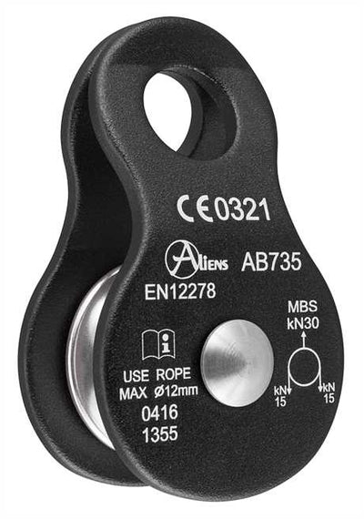 Aliens Umlenkrolle Standard Pulley 30kN – Schwarz
