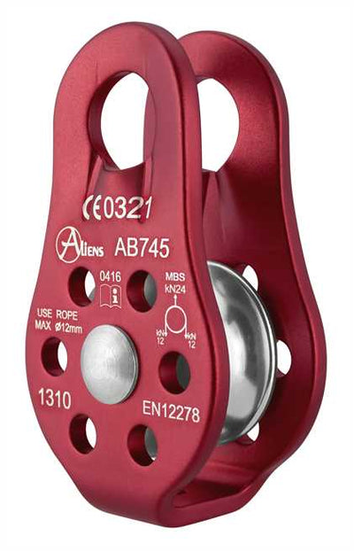 Aliens Umlenkrolle Fixed Std. Pulley 24kN – Rot