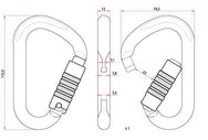 ALIENS Carabiner HMS Carabiner Classic Trilock – – Тепер доступний у MTN Shop DE. - imagen 4