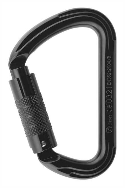 Aliens Karabiner D Big Connector – Schwarz / Trilock