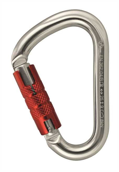 Karabiner ALIENS HMS Classic TwistLock – Blank/Rot