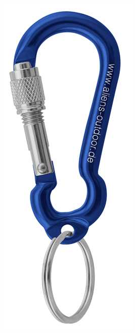 Aliens Zubehörkarabiner Mini Ring Screw – Blau