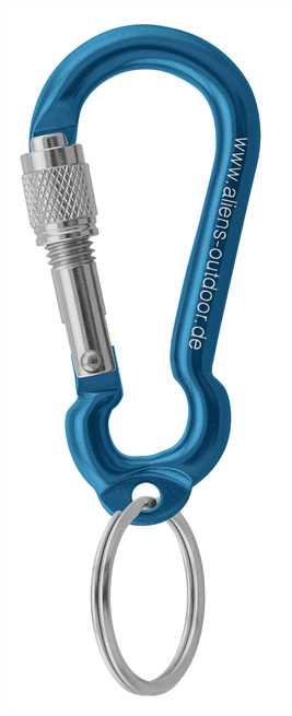 Aliens Zubehörkarabiner Mini Ring Screw – Hellblau