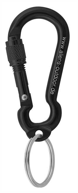 Aliens Zubehörkarabiner Mini Ring Screw – Schwarz