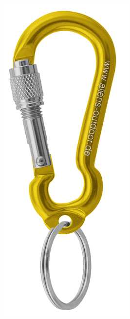 Aliens Zubehörkarabiner Mini Ring Screw – Gelb
