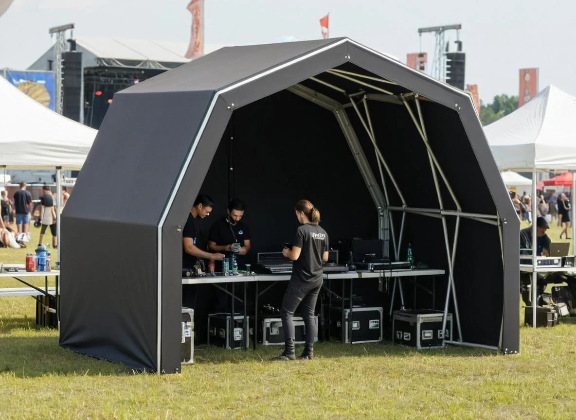 Konligo The Tent technische Zeichnung mit offenen Abmessungen und Druckflächen - imagen 6