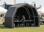 Konligo The Tent technische Zeichnung mit offenen Abmessungen und Druckflächen - imagen 6