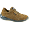 Sicherheitshalbschuh VIPER S2 aus braunem Veloursleder mit abriebfestem Textilinnenfutter, stabiler Stahlkappe und patentierter ParaBolic®-Sohle für optimale Dämpfung und Rutschfestigkeit. Sportliches Design mit gespritztem Spitzenschutz für zusätzlichen Schutz bei der Arbeit.