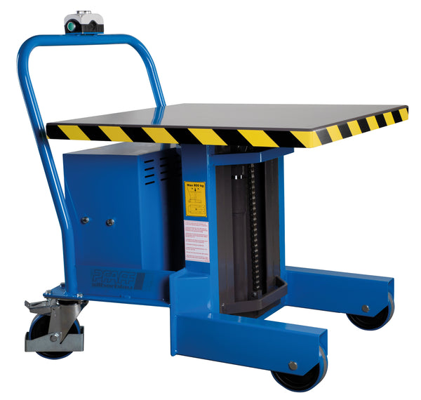 Pfaff Mobiler Werkzeughubtisch (Modell HT 08) – Mit einer Tragfähigkeit von 800 kg und einer maximalen Plattformhöhe von 1475 mm eignet sich diese Werkbank zum Heben und Transportieren von schweren Lasten in Fertigungs- und Montageprozessen. Erhältlich mit manueller Hydraulik (HT 08 M) oder mit Elektrohydraulikaggregat (HT 08 E). Schnelle und einfache Lieferung. – Jetzt erhältlich im MTN Shop DE.