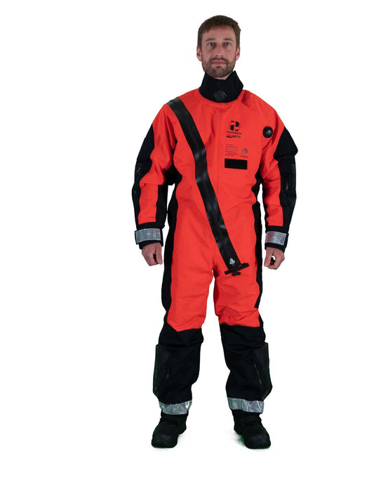 Hansen Protection SeaWind ETSO III Hubschrauber-Transport Überlebensanzug mit verstellbarer Halsdichtung 85533 - Hansen - Arbeitsanzug - MTN Shop DACH