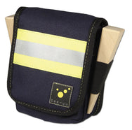  TEE-UU PROFI Holster Blau - Vorderseite geschlossen mit Reflexstreifen