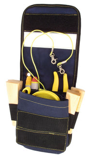  TEE-UU MASTER Holster Blau - Rückseite mit VARIO-Doppelschlaufen