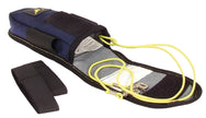  TEE-UU MICRO Holster Blau - Rückseite mit Klett-Befestigungssystem