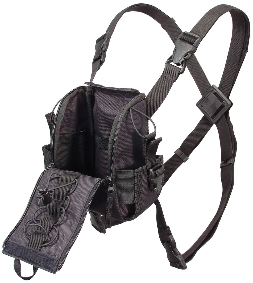  TEE-UU MASK Holster Blau - Rückseite mit Vario-Doppelschlaufen und Textilschlaufe - imagen 3