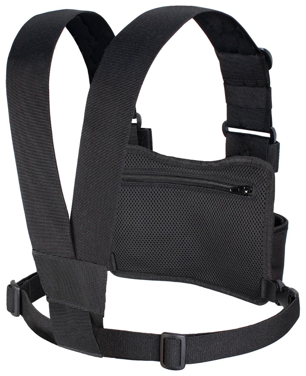 TEE-UU CHANNEL Funkgeräteholster Schwarz - Aktion Detailansicht Trageweise - imagen 9