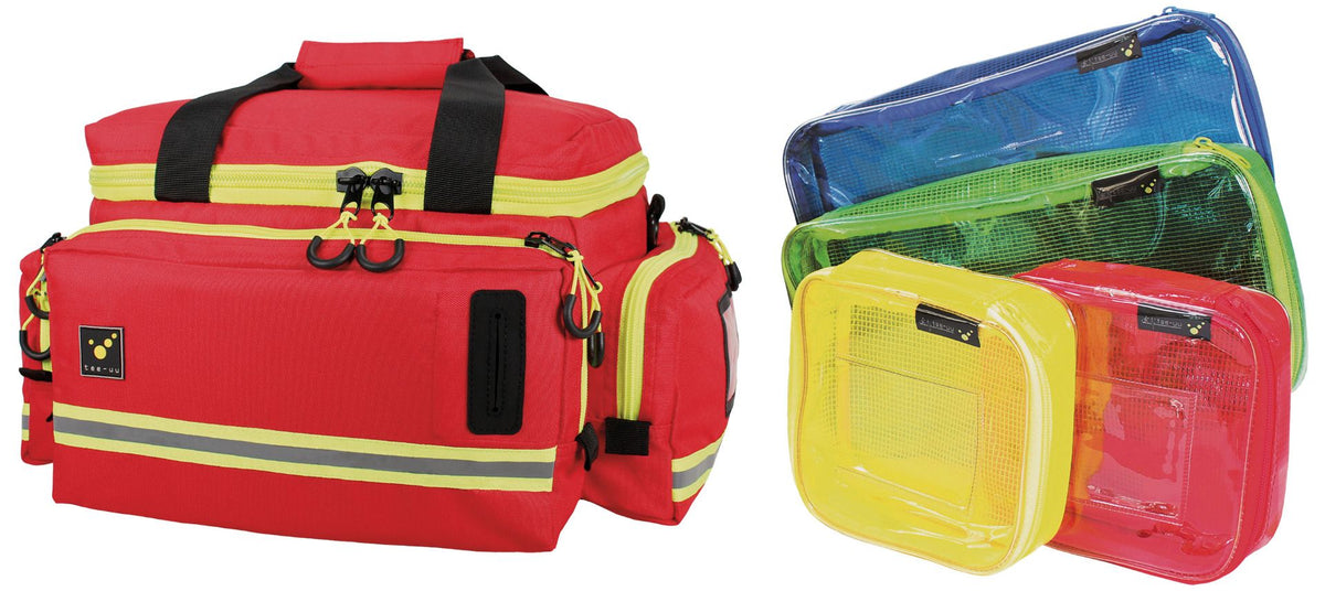 TEE-UU MUC-M PRAXIS Notfalltasche rot - Professionelle Erste-Hilfe-Tasche - imagen 4