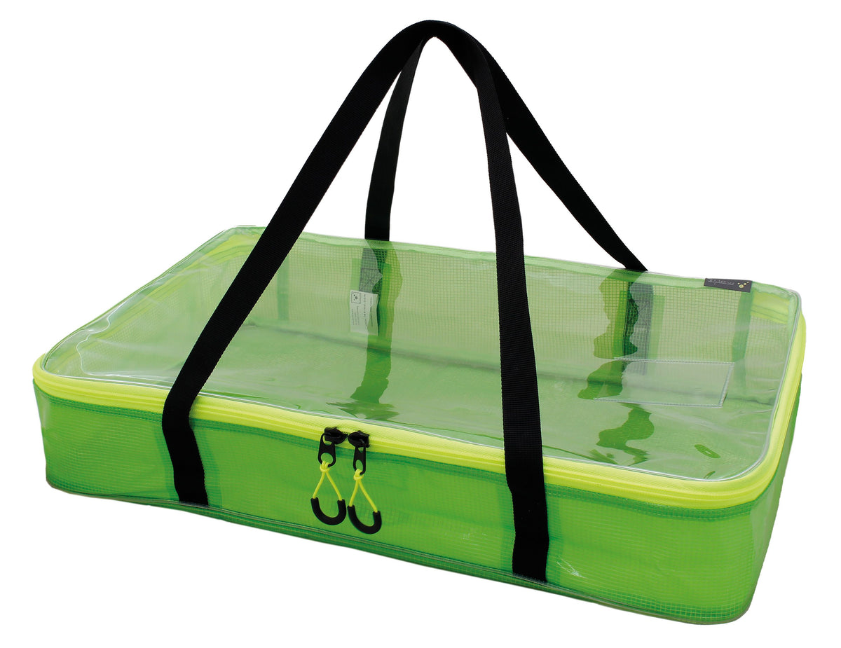 TEE-UU EURO Modultasche S/L - Grüne rechteckige Modultasche mit transparentem Deckel, schwarzen Tragegriffen und Reißverschluss. - 3157-5500 - imagen 9